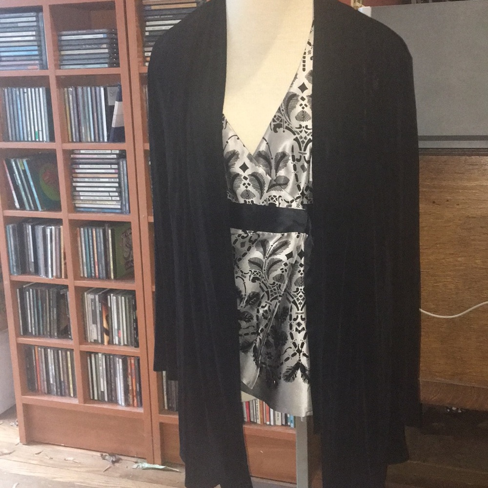 Chico’s black travelers jacket